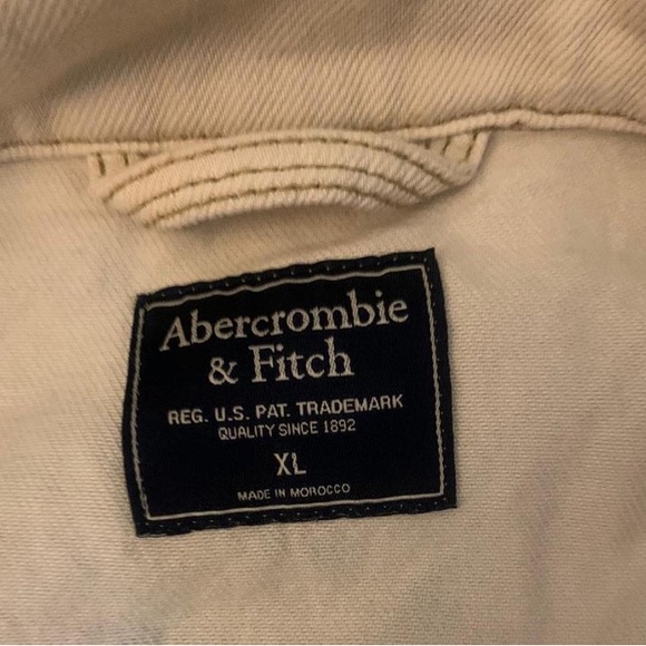 Abercrombie & Fitch Cream Jean Jacket - Picture 5 of 5